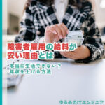 障害者雇用の給料が安い理由